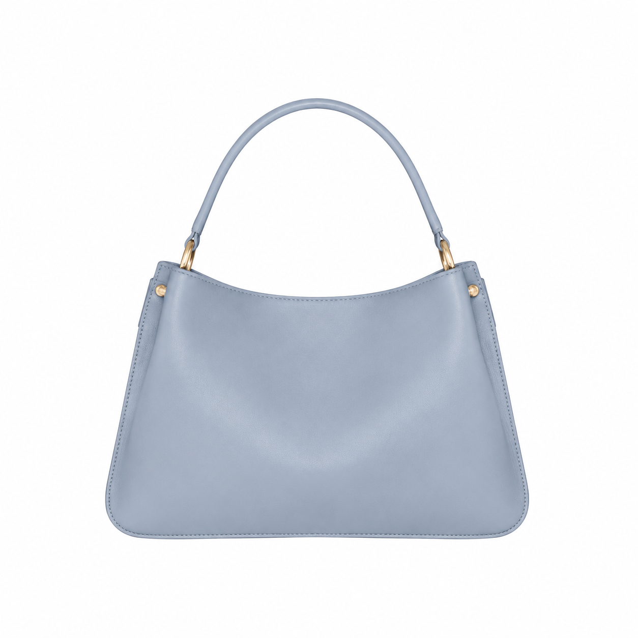 SlimBag Light Blue Faux Leather Shoulder Handbag