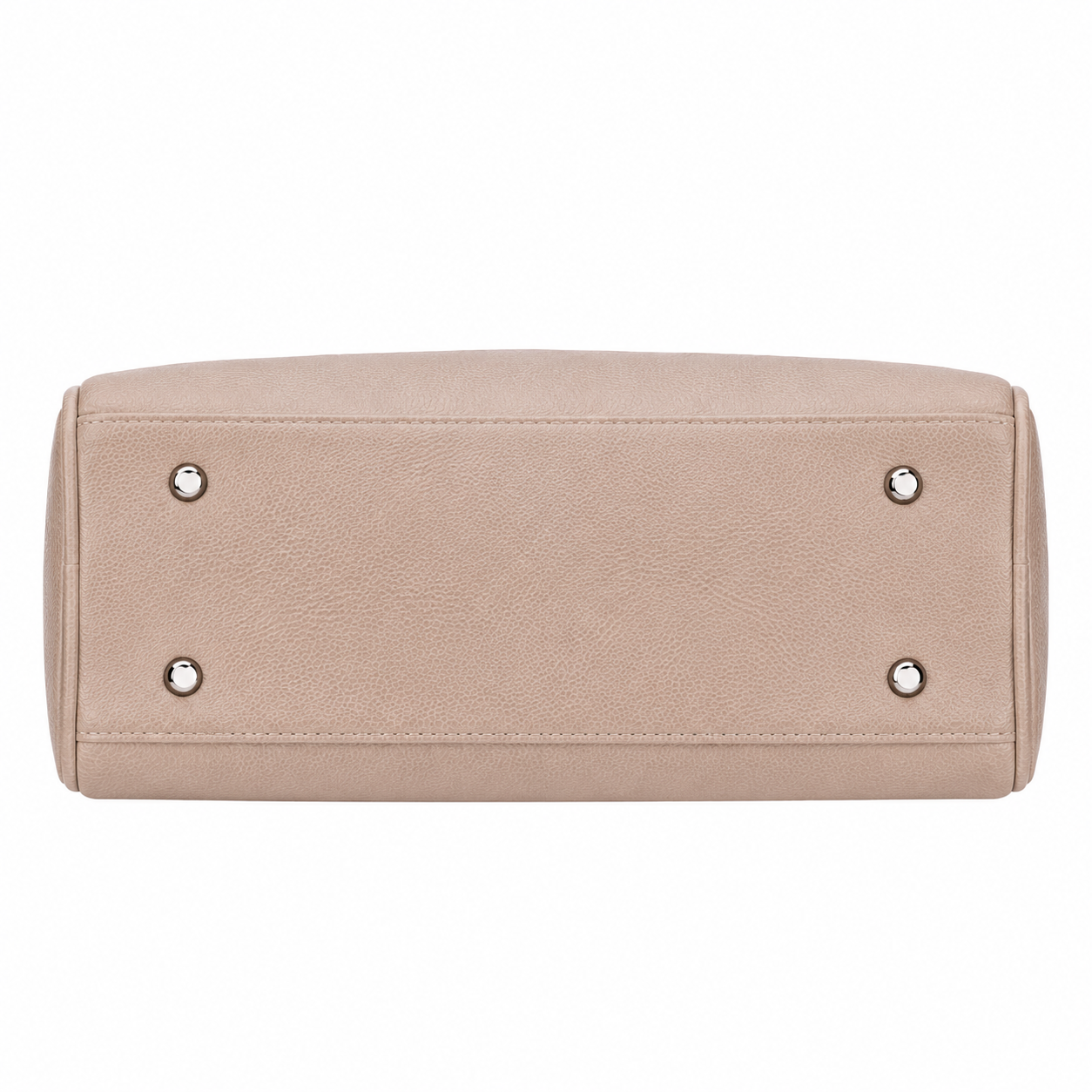SlimBag Beige Faux Leather Tote Handbag