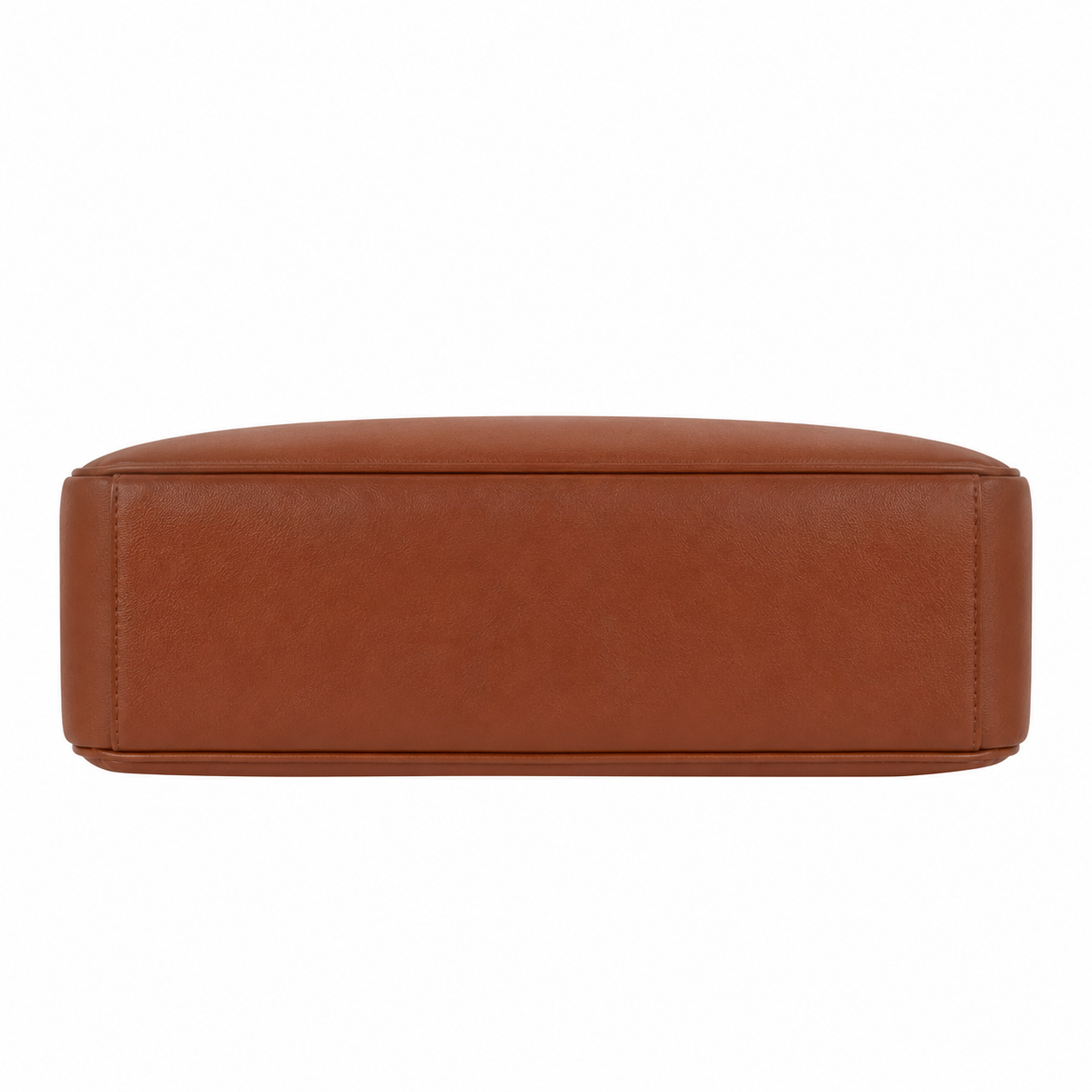 Slim Bag Brown Faux Leather Shoulder Handbag